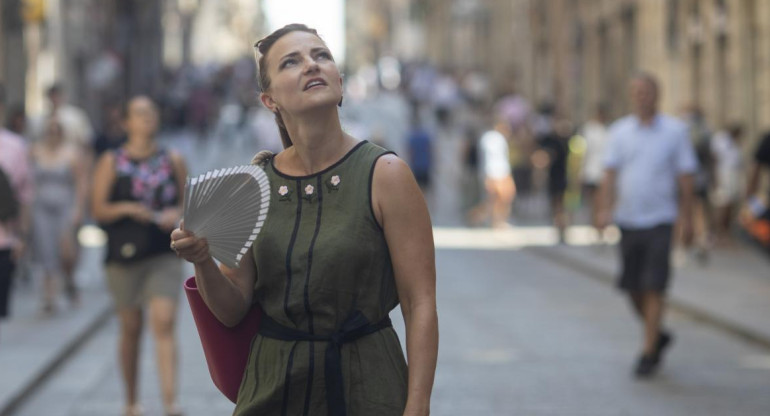 Ola de calor en Europa. Foto: EFE.