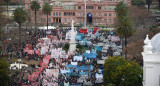 Marcha de movimientos sociales en el centro porteño. Foto: NA.