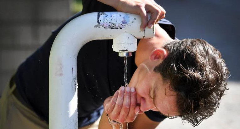 Ola de calor en Europa. Foto: EFE.