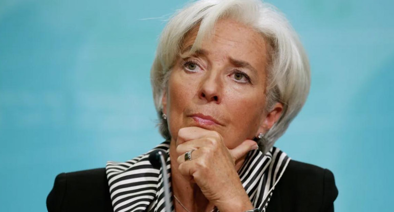 Centla Europeo Christine Lagarde. Foto: EFE.