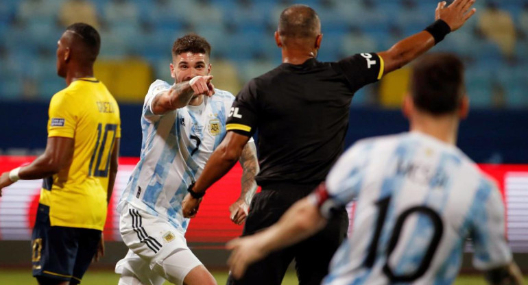 Rodrigo De Paul, Selección Argentina. Foto: NA.