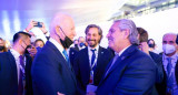 Alberto Fernández y Joe Biden. Foto: EFE.