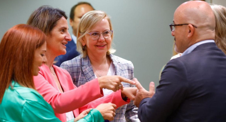 Ministros de Energía de la UE, en la reunión en Bruselas. Foto: EFE.