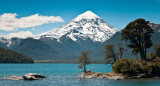 Volcán Lanín. Foto: EFE.