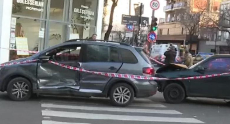 Accidente en Palermo. Foto: NA.