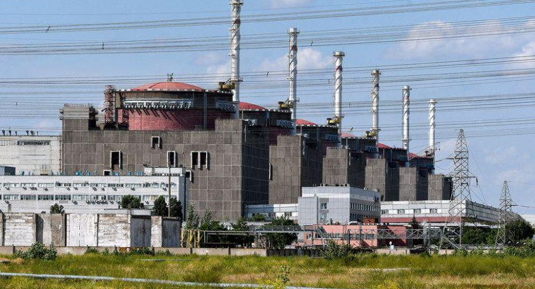 Planta nuclear Zaporiyia, Ucrania. Foto: EFE.