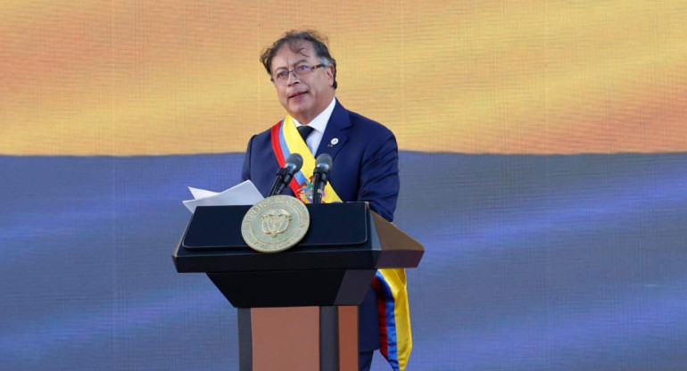 Gustavo Petro, asunción presidencial, Colombia, EFE