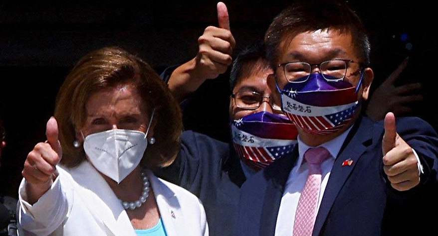 Nancy Pelosi en Taiwán. Foto NA