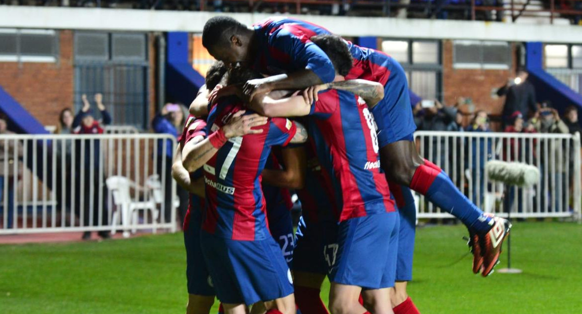 Festejo de San Lorenzo ante Platense por la Liga Profesional. Foto: @SanLorenzo.