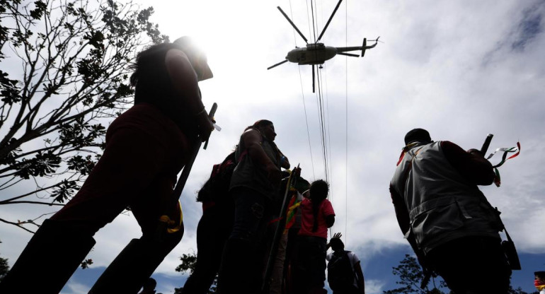 Masacre en comunidad indígena en Colombia. Foto: EFE