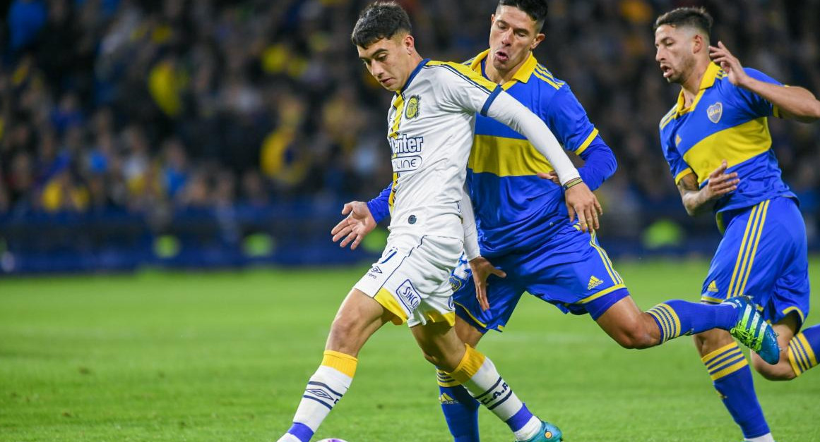 Boca vs Rosario Central, fútbol argentino. Foto: NA.