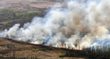 Incendios en el Delta. Foto: NA.