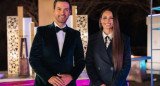 Pampita y el Chino Leunis. Foto: Instagram/eltrecetv