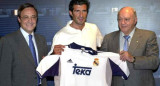 Luis Figo en el Real Madrid. 