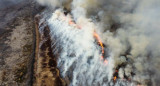 Incendios en el Delta. Foto: NA.