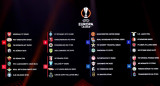 Sorteo de la Europa League 22/23. Foto: EFE.