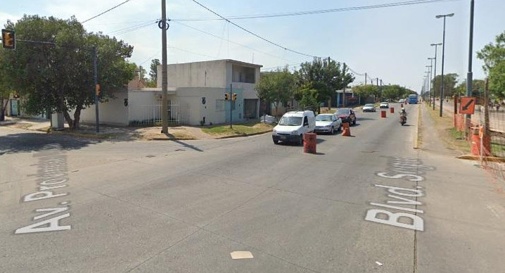 Ataque sicario en Rosario. Foto: Google Maps.