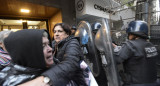 Incidentes en Recoleta entre manifestantes y policía. Foto: NA.