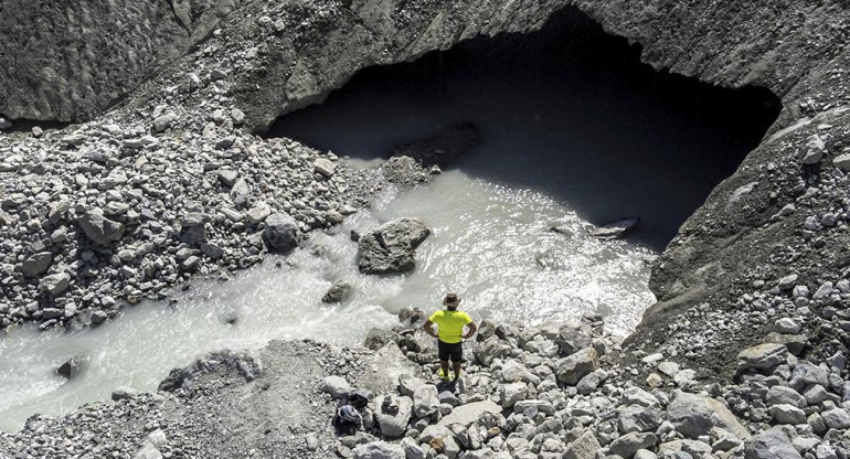 Alerta por derretimiento de glaciares en Suiza, REUTERS