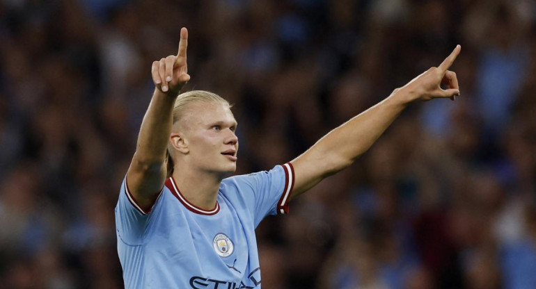 Erling Haaland, Manchester City, Premier League. Foto: REUTERS