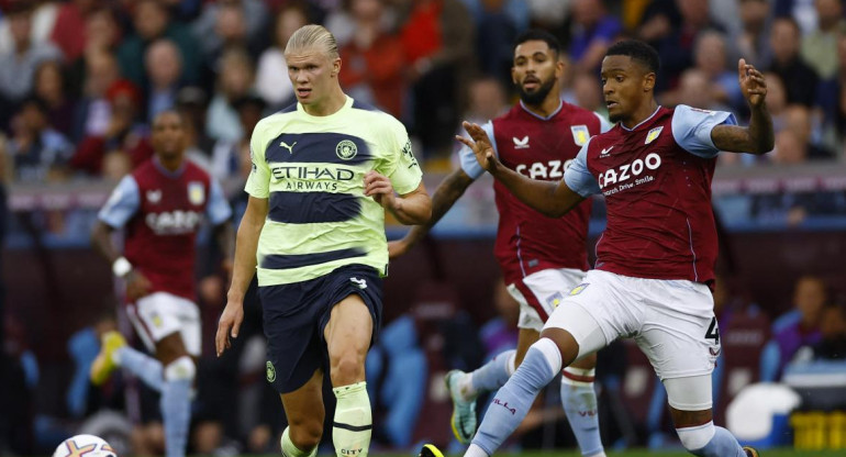 Manchester City vs Aston Villa, Premier League. Foto: REUTERS