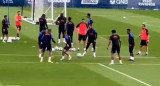 Messi, Neymar y Mbappé humillaron a Verratti. Foto: captura de video.