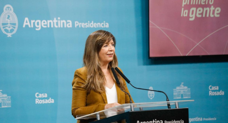 Gabriela Cerruti, portavoz del gobierno. Foto: NA