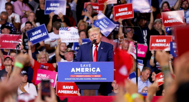Donald Trump, acto de campaña, Reuters