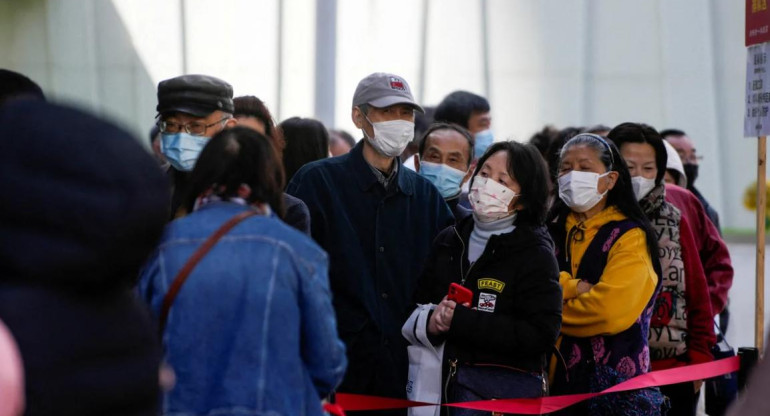 Coronavirus en China. Foto: REUTERS