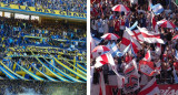 La hinchada de Boca y River. Foto: NA.