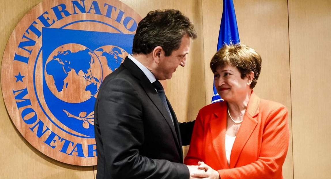 Massa y Georgieva, Foto Ministerio de Economía