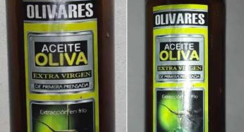 Aceite de Oliva Finca Olivares. Fuente: ANMAT