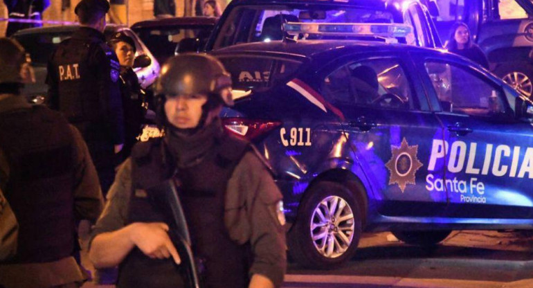 Policía de Santa Fe. Foto: Telam