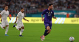 Lionel Messi en plena acción ante Honduras. Foto: Twitter @Argentina.