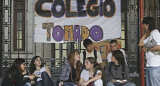 Toma del colegio Mariano Acosta. Foto: NA.