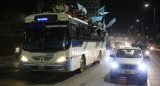 El paseo de los hinchas de Belgrano. Foto NA.