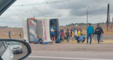 Accidente de micro con hinchas de Boca en Mendoza. 