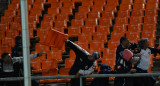 Incidentes con hinchas de Quilmes. Foto: Télam