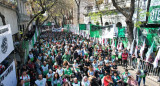 Movilización de estatales porteños de ATE. Foto: @ATECapitalOk.