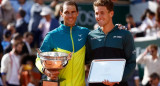 Rafael Nadal y Casper Ruud. Foto: REUTERS.