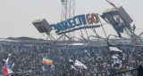 Colapsó parte de una tribuna de Colo Colo en Chile