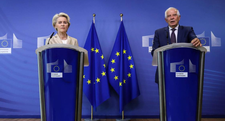 Foto Reuters UE anuncia sanciones contra Rusia tras la invasión rusa de Ucrania en la Comisión Europea