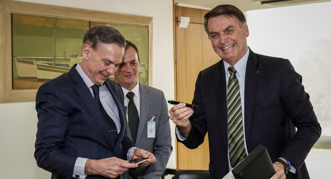 Pichetto y Bolsonaro, NA