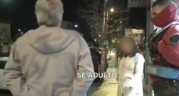 Control de alcoholemia en la Ciudad de Buenos Aires. Foto: captura video