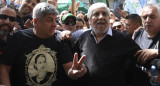 Pablo Moyano y Hugo Moyano con el gremio de Camioneros. Foto: NA.