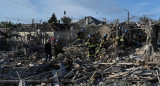 Escombros de Zaporizhzhia tras el ataque ruso. Foto: Reuters.