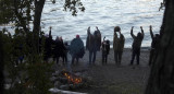 Mapuches en el sur argentino. Foto: Telam.