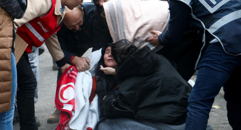 Explosión de mina en Turquía. Foto: REUTERS.