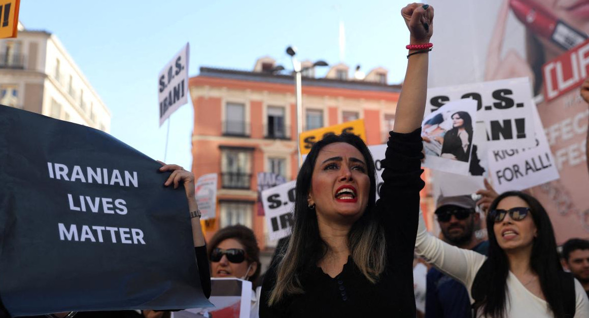 Protestas en Madrid en apoyo a las mujeres de Irán_Reuters