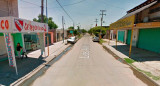 Femicidio en Bernal; el lugar del hecho. Foto: Télam.